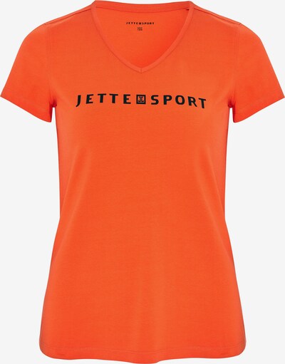 Jette Sport T-Shirt in dunkelorange / schwarz, Produktansicht