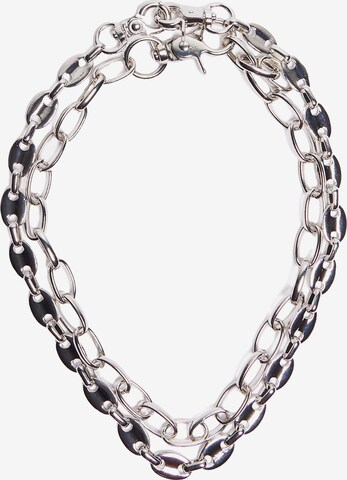 Bershka Necklace in Silver: front