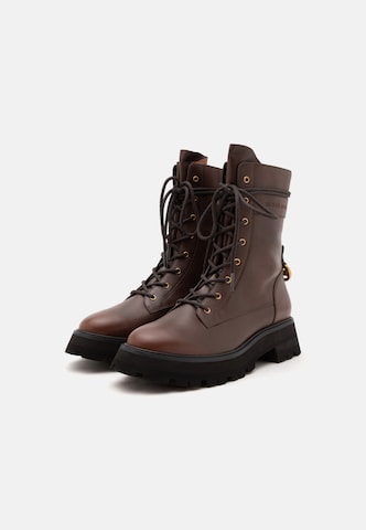 Stivaletto stringato 'CALEB' di MICHAEL Michael Kors in marrone