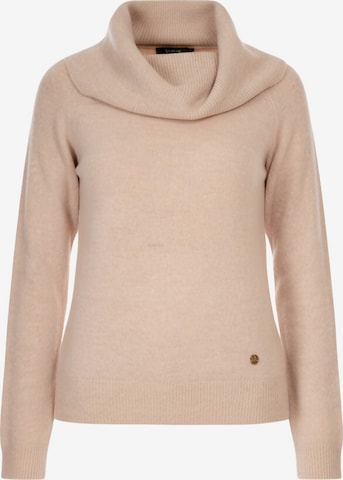 Pull-over 'Donna' Yes Zee en beige : devant