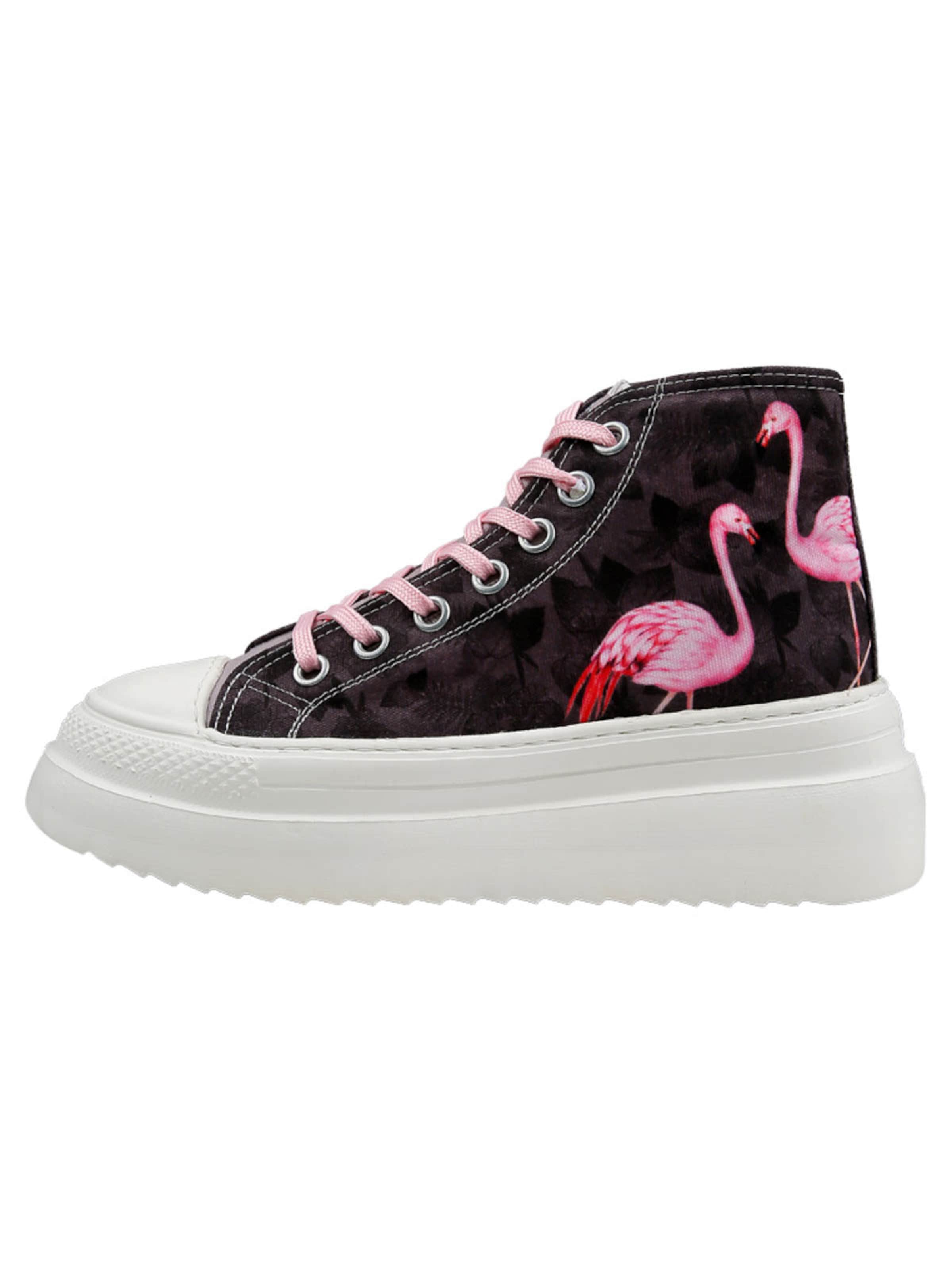 DOGO Sneakers 'DOGO Fiora - Brown Tropical' in Brown: front