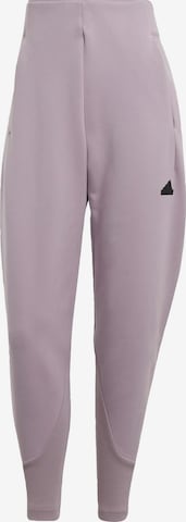 ADIDAS SPORTSWEAR Tapered Workout Pants 'Z.N.E.' in Purple: front