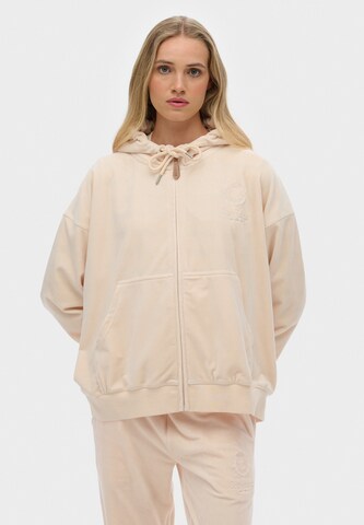 Superdry Sweatvest 'Country Club' in Roze: voorkant