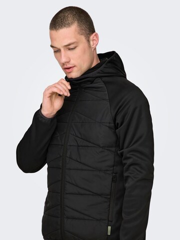 Giacca di mezza stagione 'ONSLAN' di Only & Sons in nero