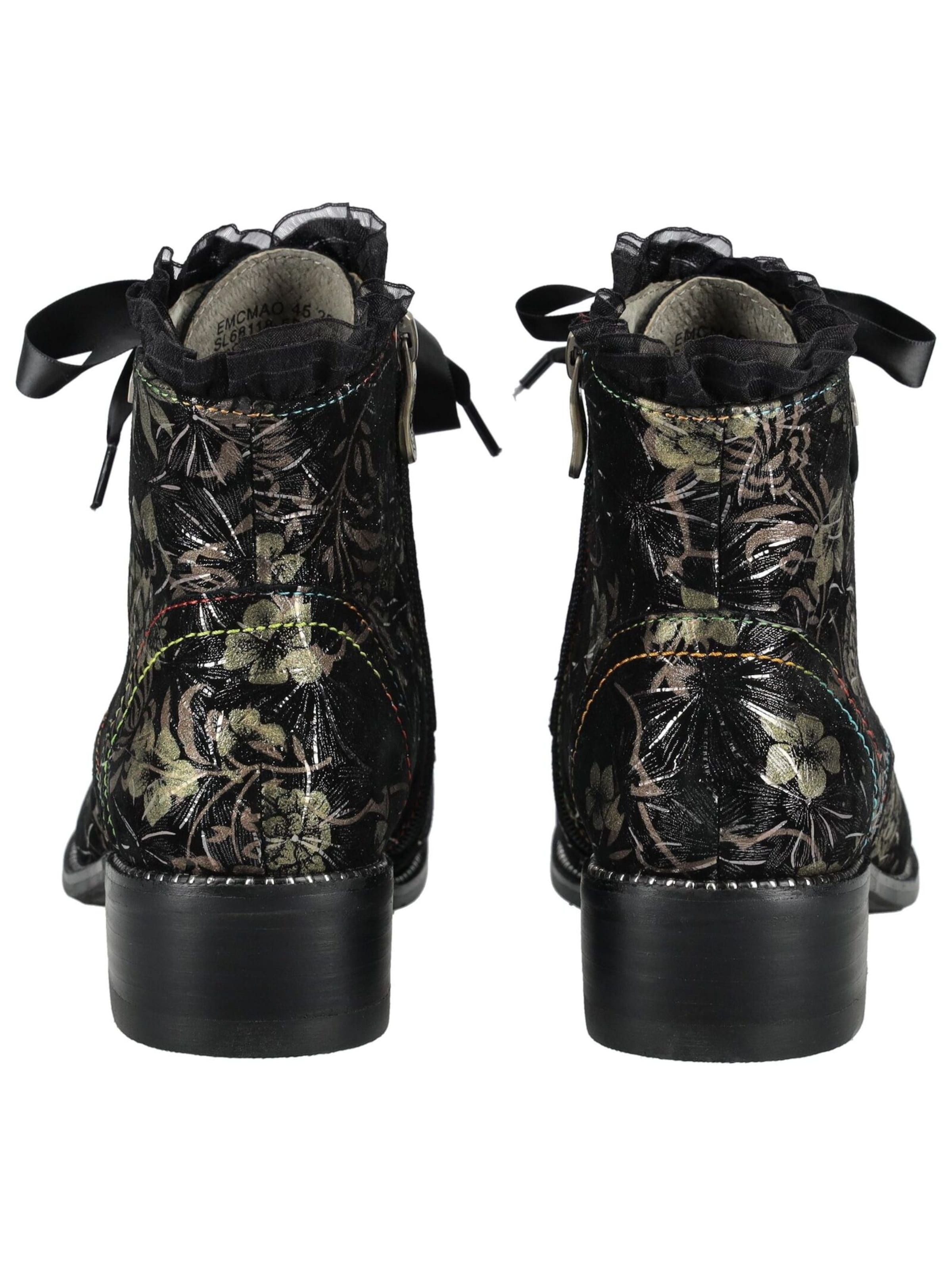 Laura Vita Lace-Up Ankle Boots in Bronze