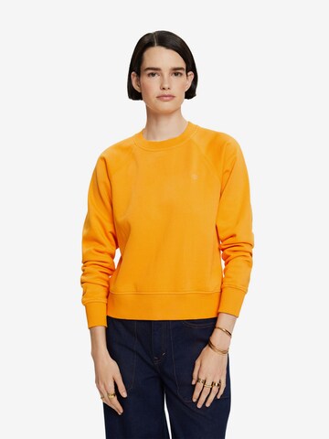 ESPRIT Sweatshirt in Oranje: voorkant