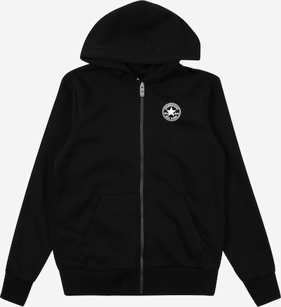 CONVERSE Gornji dio trenirke u crna / bijela, Pregled proizvoda