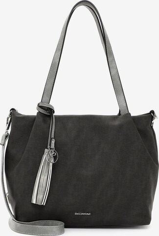 Shopper ' Elke ' di Emily & Noah in grigio: frontale