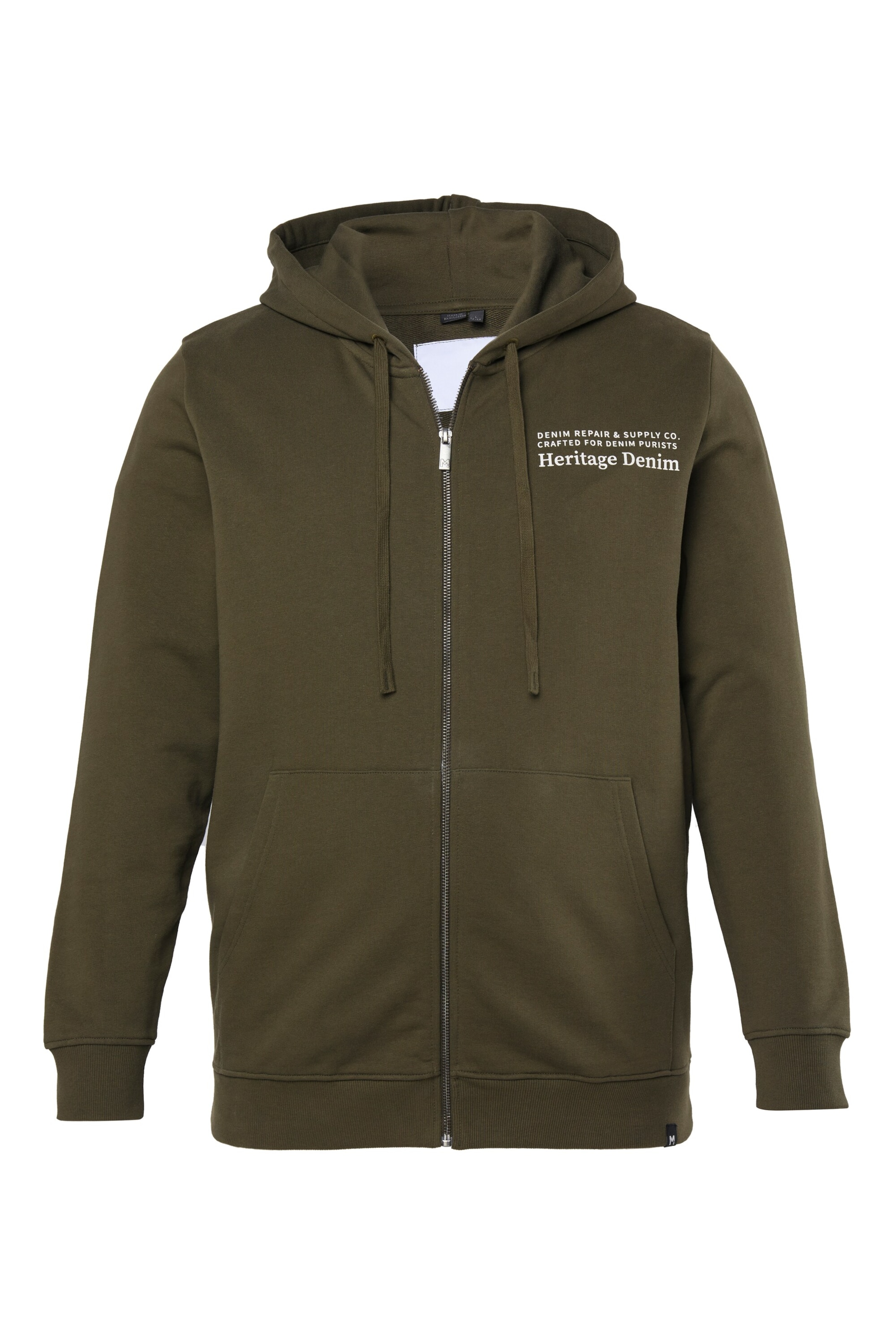 Men Plus Sweatshirt in Grün: Vorderseite