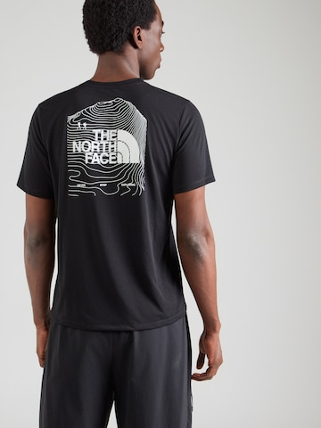 THE NORTH FACETehnička sportska majica 'BITMAP' - crna boja