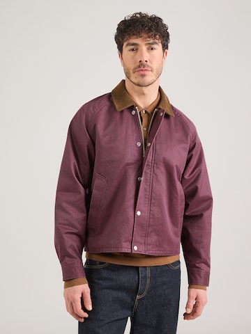 Abercrombie & Fitch - Chaqueta de entretiempo en rojo: frente