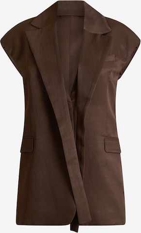 Gilet Jijil en marron : devant