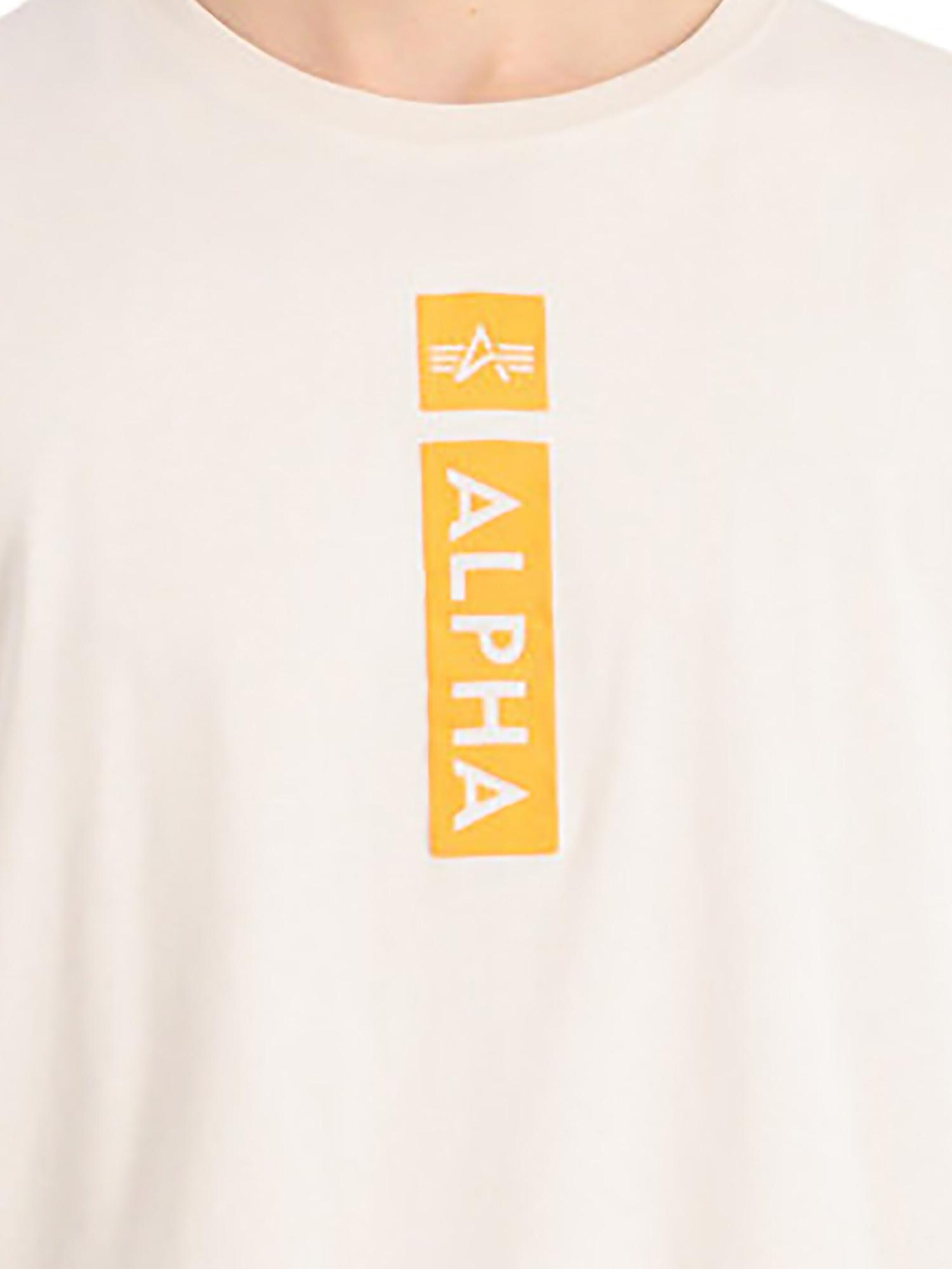 T-Shirt ALPHA INDUSTRIES en blanc