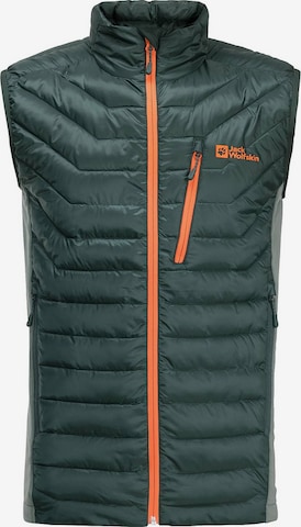 JACK WOLFSKIN Sportmellény 'Routeburn Pro' - zöld: elől