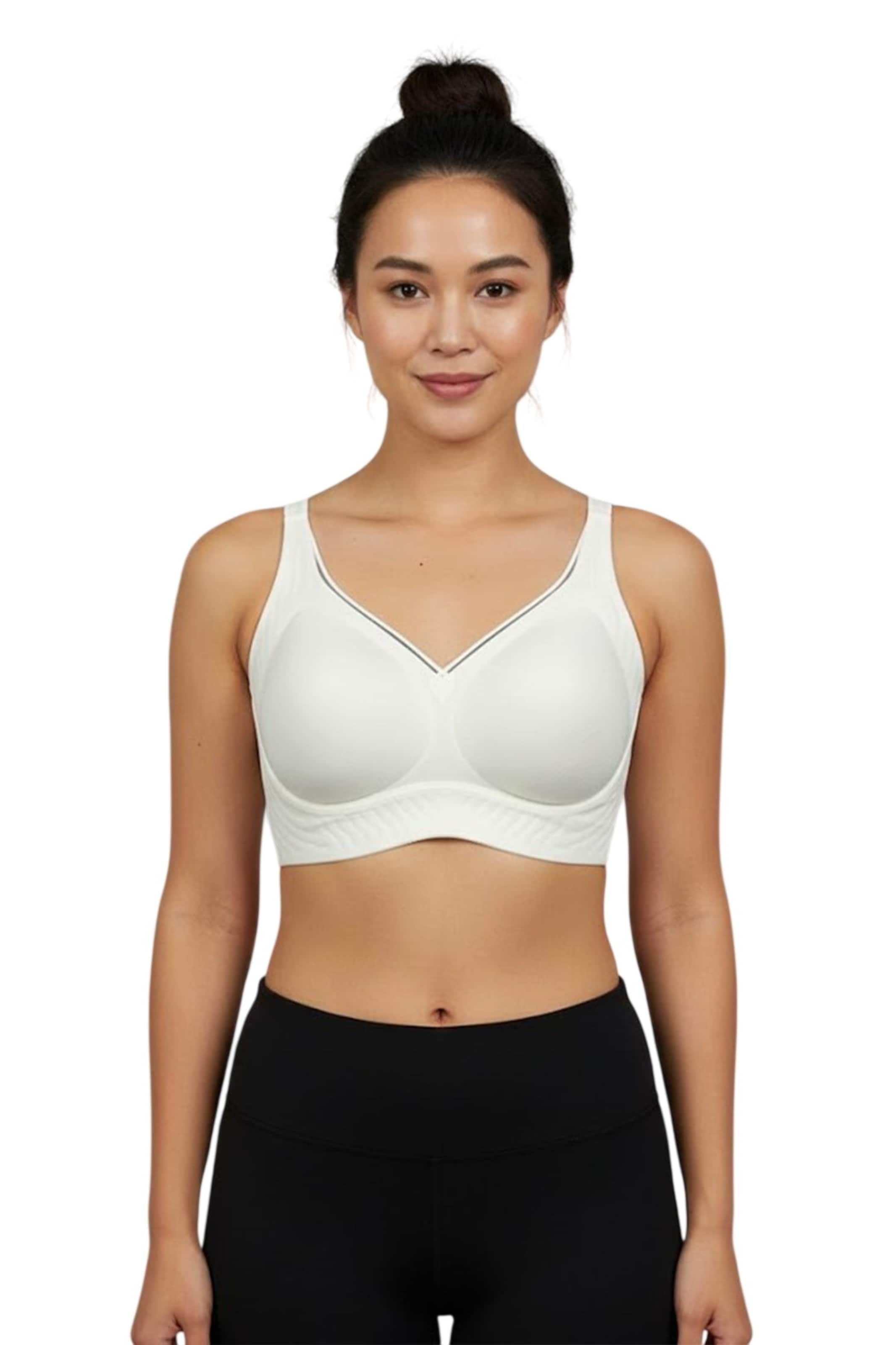 C&City Bralette Bra in Beige: front
