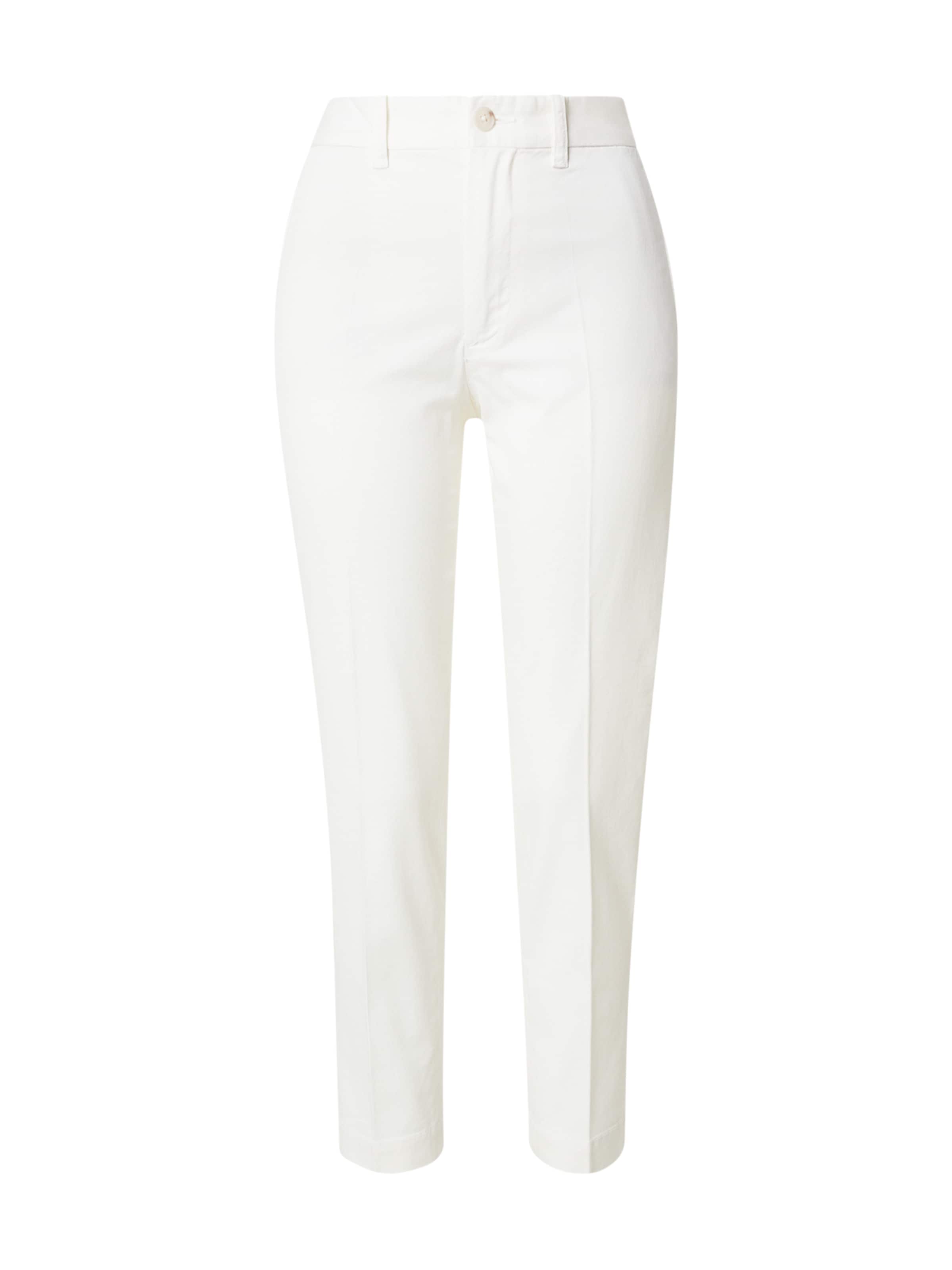 Polo Ralph Lauren tavaline Chino-püksid, värv valge: eest vaates