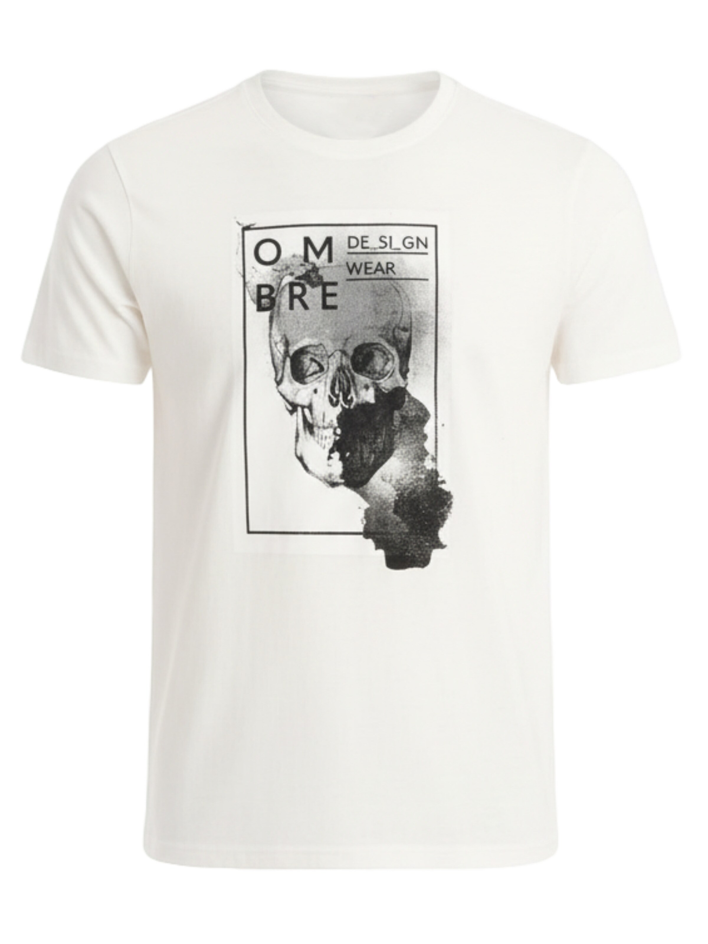 Ombre Shirt in White: front