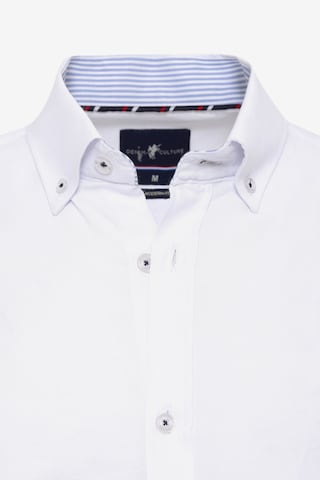 DENIM CULTURE Regularny krój Koszula biznesowa 'JONES' w kolorze biały