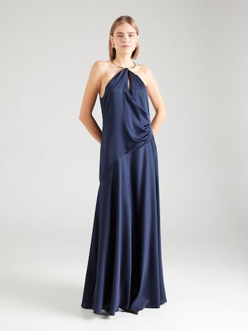 Robe de soirée Lauren Ralph Lauren en bleu : devant