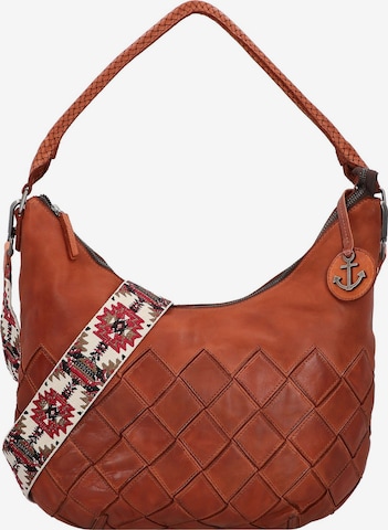 Borsa a spalla di Harbour 2nd in marrone: frontale