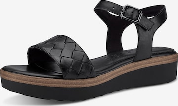 TAMARIS Sandal in Black: front