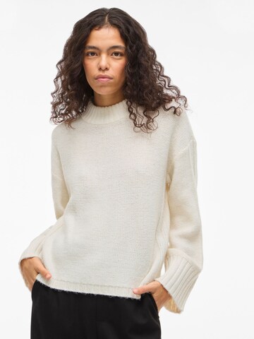 VILA Sweater 'VIBibbi' in White: front