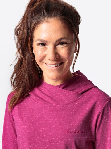 VAUDE Sweatshirt 'Tuenno' in Pink