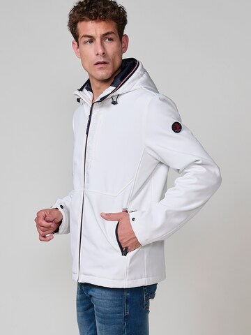KOROSHI Φθινοπωρινό και ανοιξιάτικο μπουφάν σε λευκό