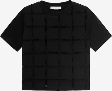 MANGO Shirt 'MIFFY' in Black: front