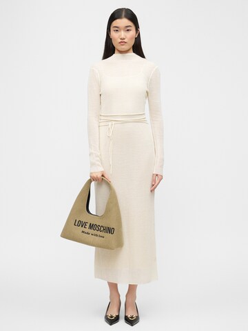 Love Moschino - Bolso de hombro 'ORO' en beige