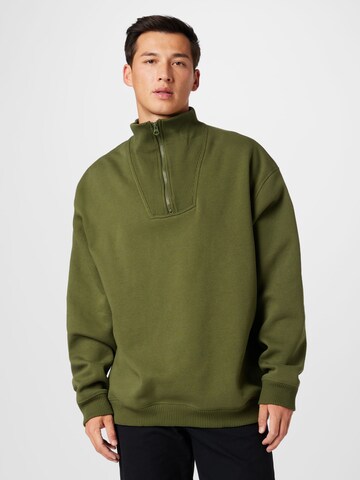 WEEKDAY Sweatshirt 'Pedro' in Green: front