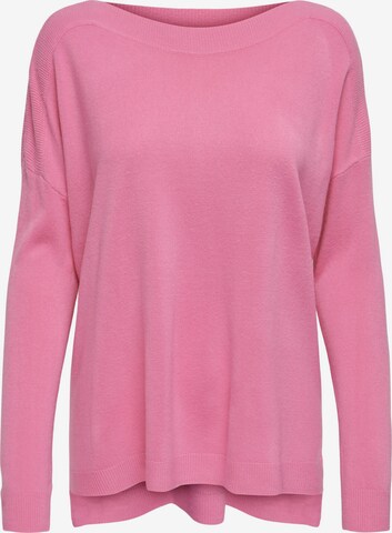 Pull-over 'Amalia' ONLY en rose : devant