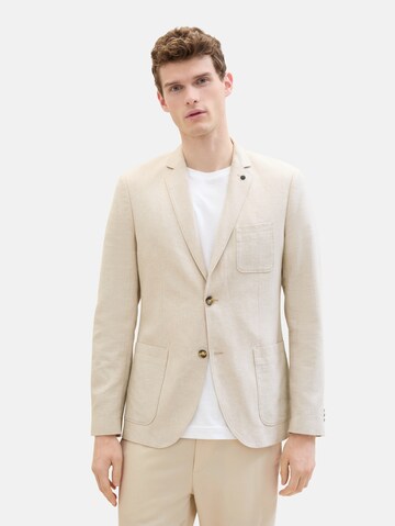 TOM TAILOR Regular fit Suit Jacket in Beige: front