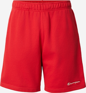 Champion Authentic Athletic Apparel Shorts in Rot: Vorderseite