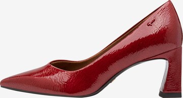 Tamaris Czółenka 'Pumps mit Absatz zum Hineinschlüpfen' w kolorze czerwony: przód