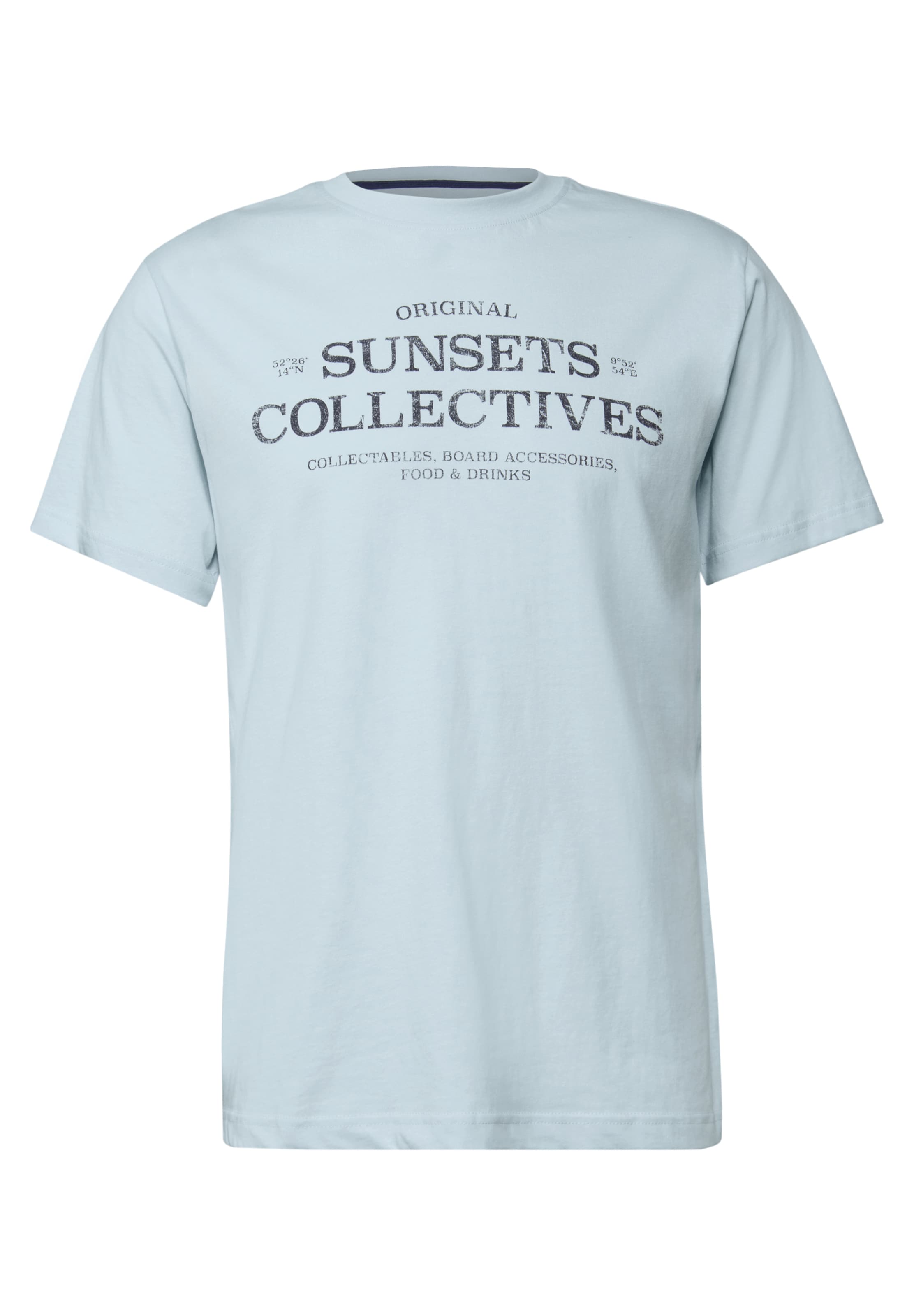 Street One MEN T-Shirt in Blau: Vorderseite