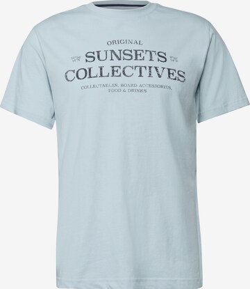Street One MEN T-Shirt in Blau: Vorderseite