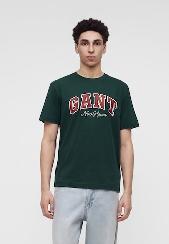 GANT T-shirt i grön: framsida