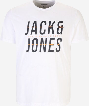 Jack & Jones Plus Shirt 'XILO' in White: front
