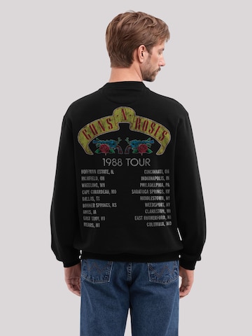 F4NT4STIC Sweatshirt 'Guns N' Roses Skull Rock Band Merch' in Zwart
