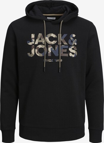 JACK & JONES Sweatshirt 'James' in Black