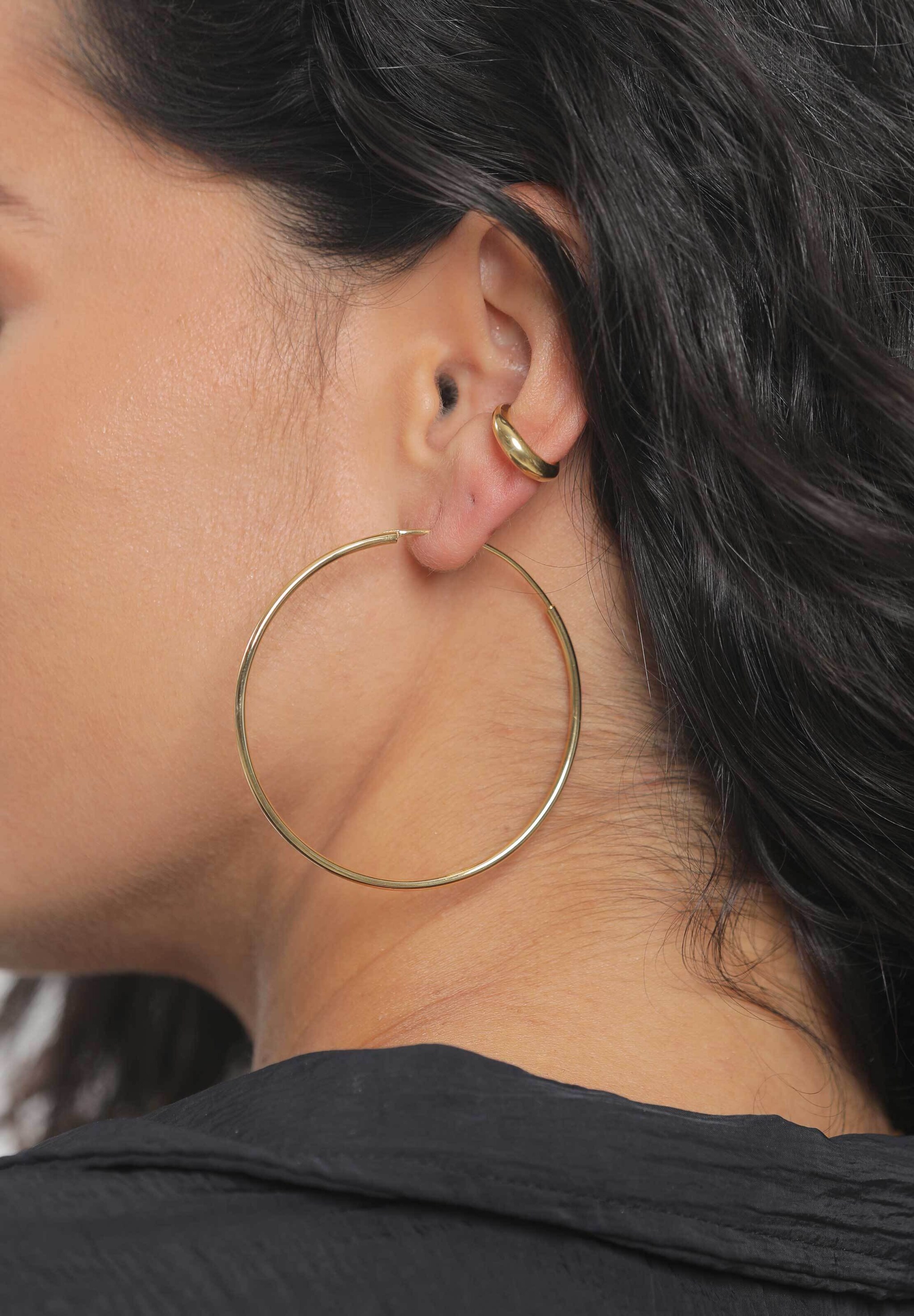 Boucles d'oreilles ELLI en or : devant