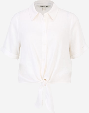 Only Petite Bluse 'TOKYO' i hvid: forside