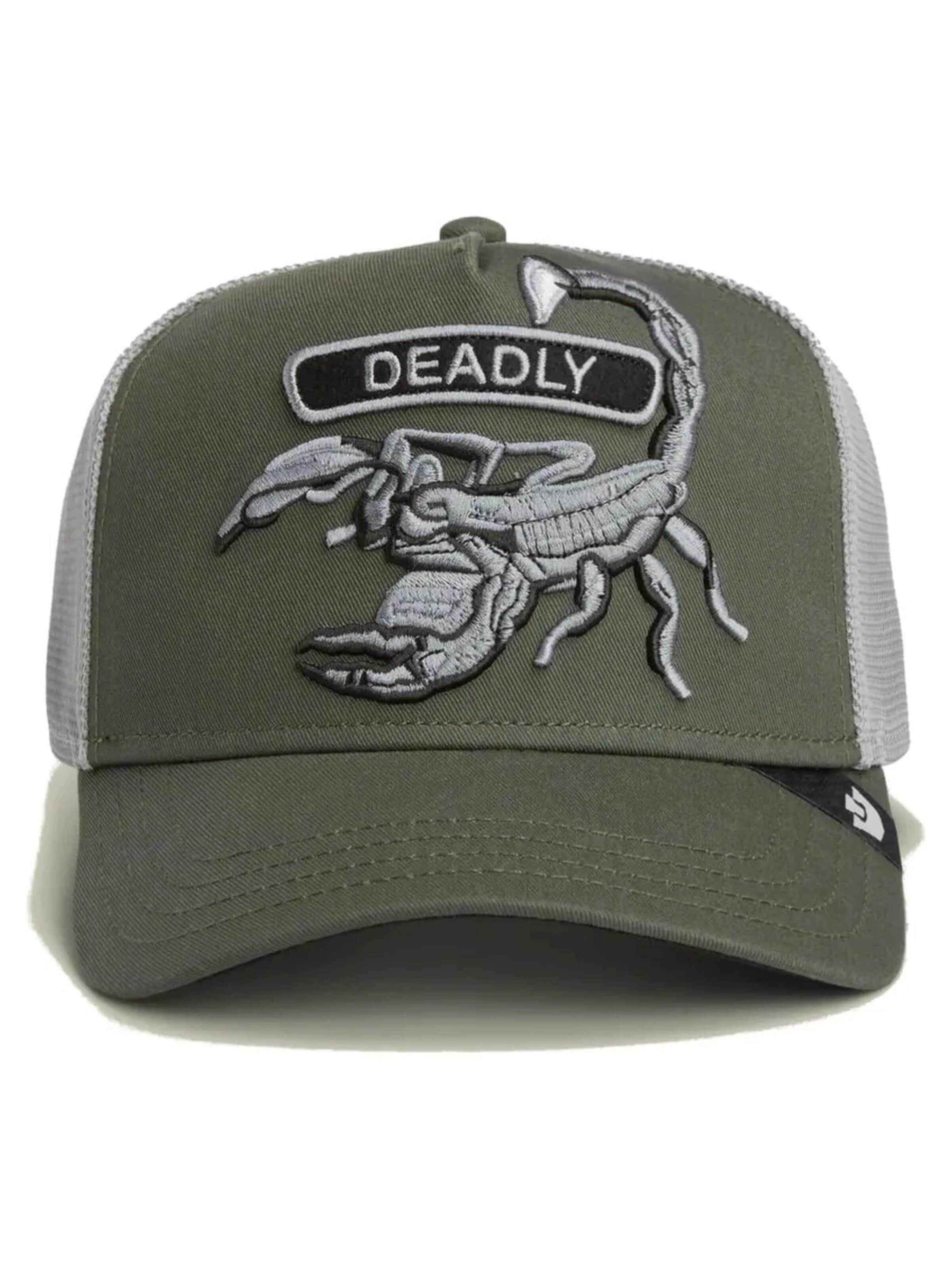 GOORIN Bros.Šilterica 'Gorra goorin bros verde escorpion classic rocker trucker cap' - zelena boja: prednji dio