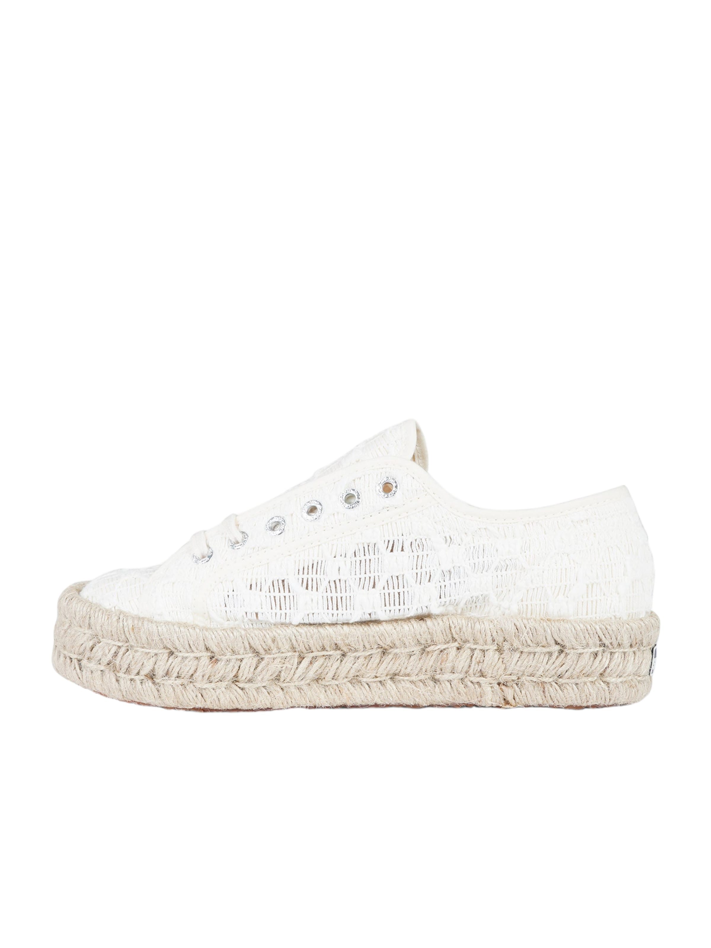 Sneaker bassa 'Donna 2740' di SUPERGA in bianco: frontale
