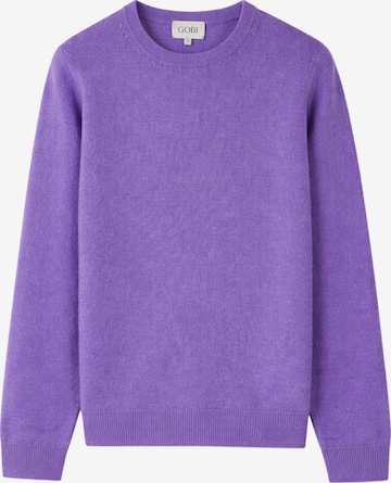 GOBI Cashmere Neulepaita 'Women's Essential Cashmere Crewneck Sweater' värissä lila: etupuoli
