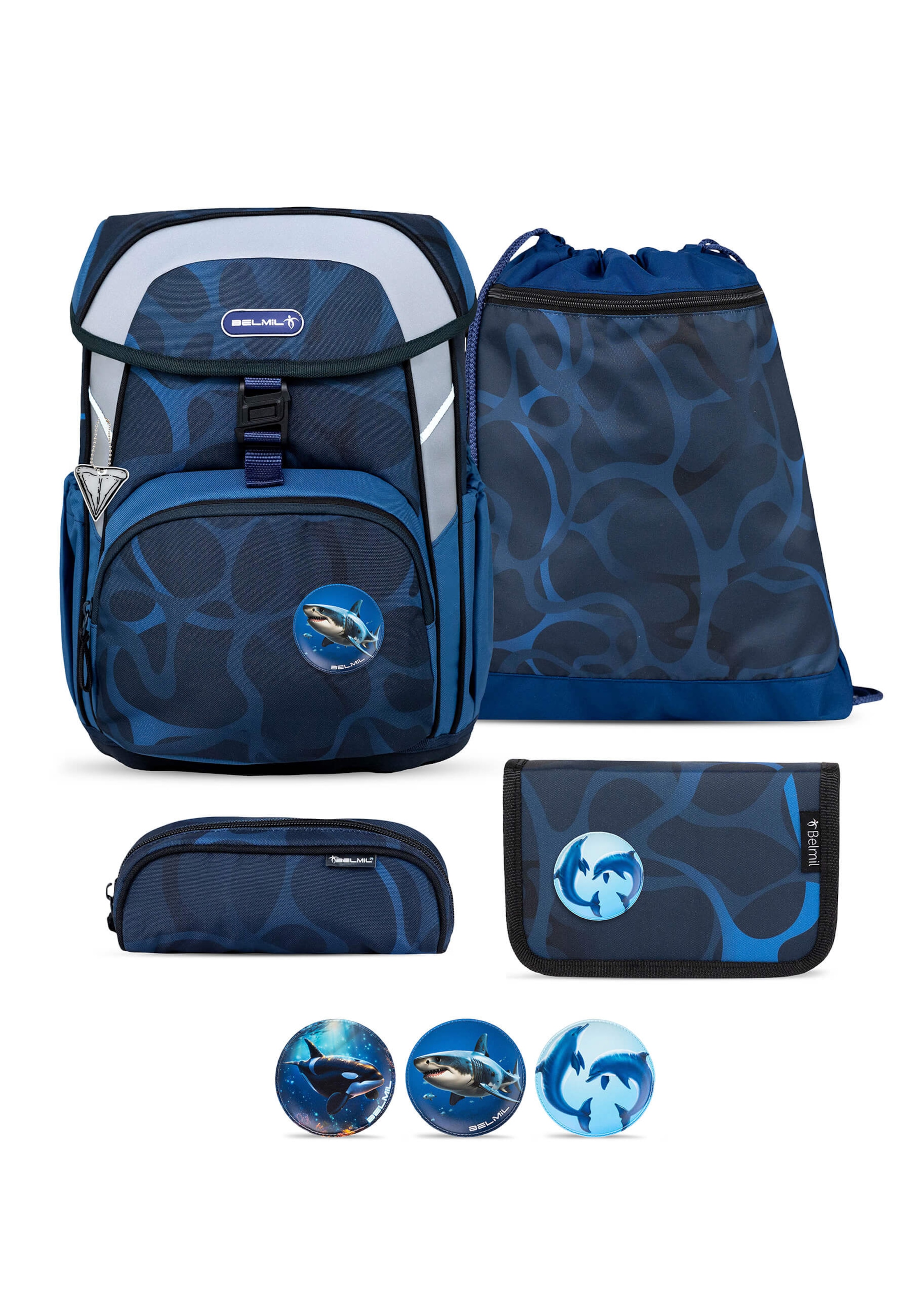 Belmil Backpack in Blue: front