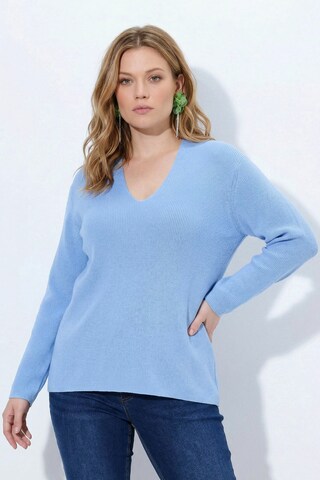 Ulla Popken Sweater in Blue