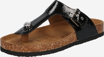 ONLY Teenslipper 'MAXI-4' in Zwart: voorkant