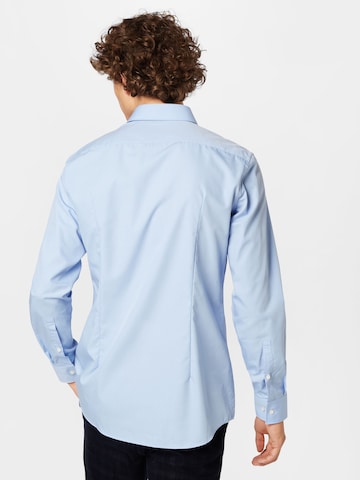 HUGO Red Slim Fit Hemd 'Jenno' in Blau